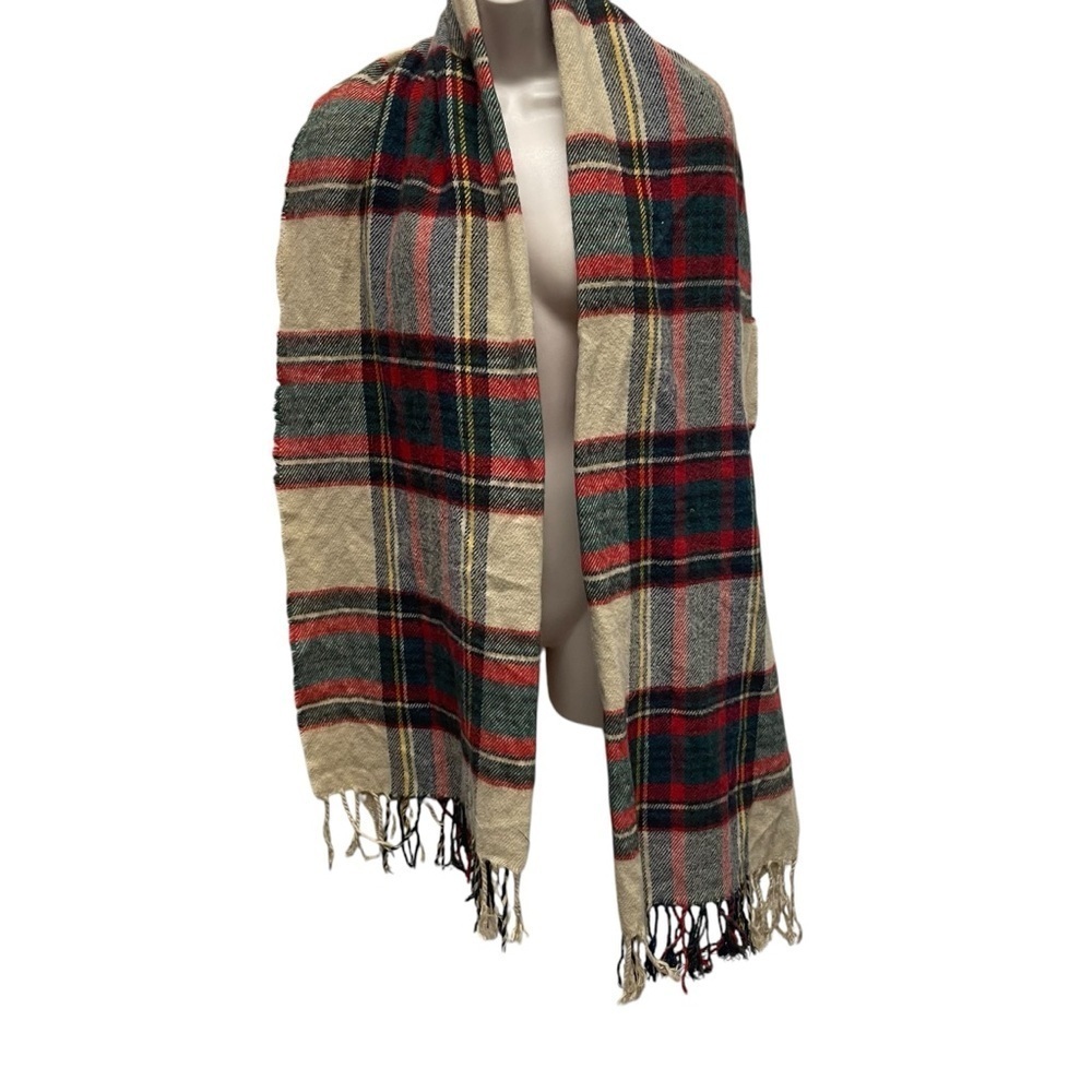 Berkshire fashion chunky plaid scarf shawl women’s one size acrylic